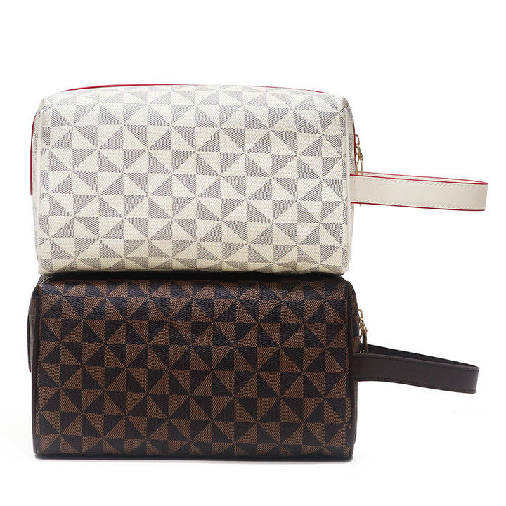 Stylish Geometric Pattern Cosmetic Bag