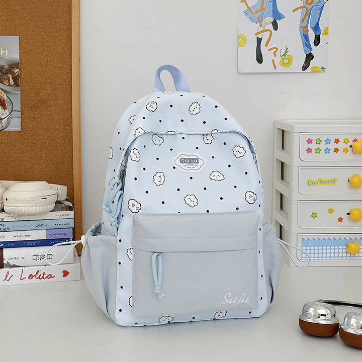 Fun Cloud-Patterned Casual Backpack Stornfield