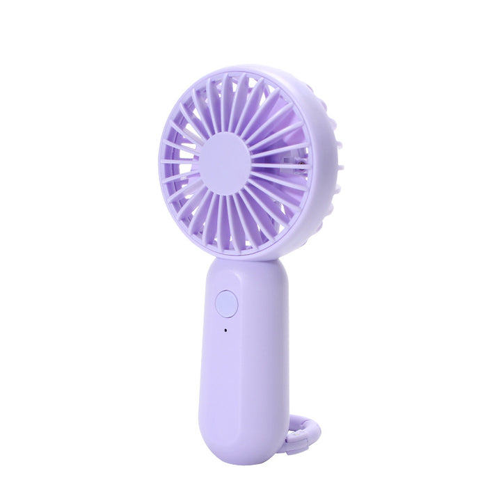 Unisex portable mini hand fan with USB charging and carrying strap Stornfield