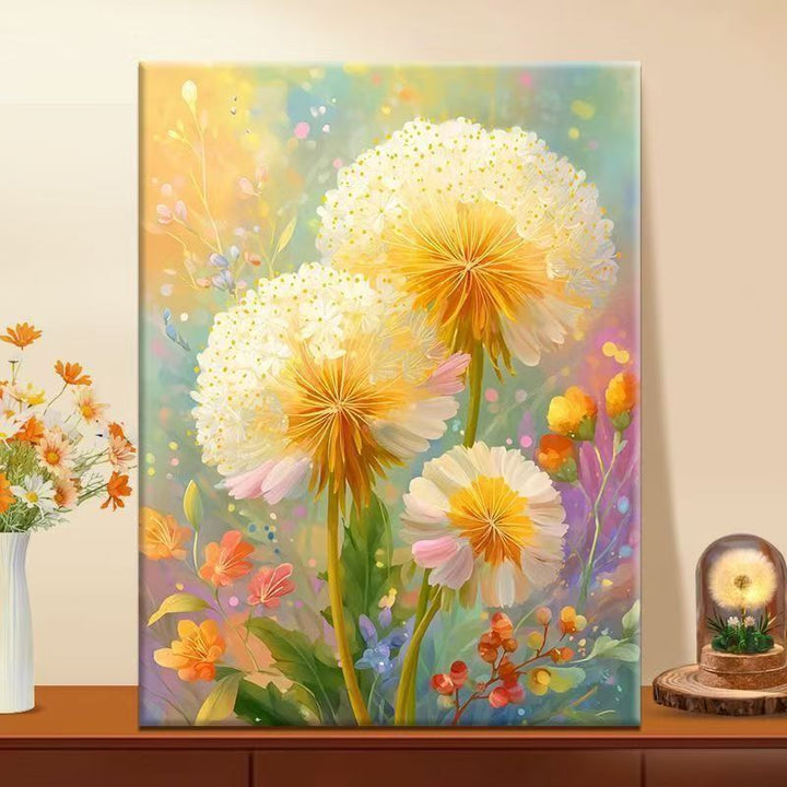 Floral Fantasy Illustration Canvas Art Stornfield
