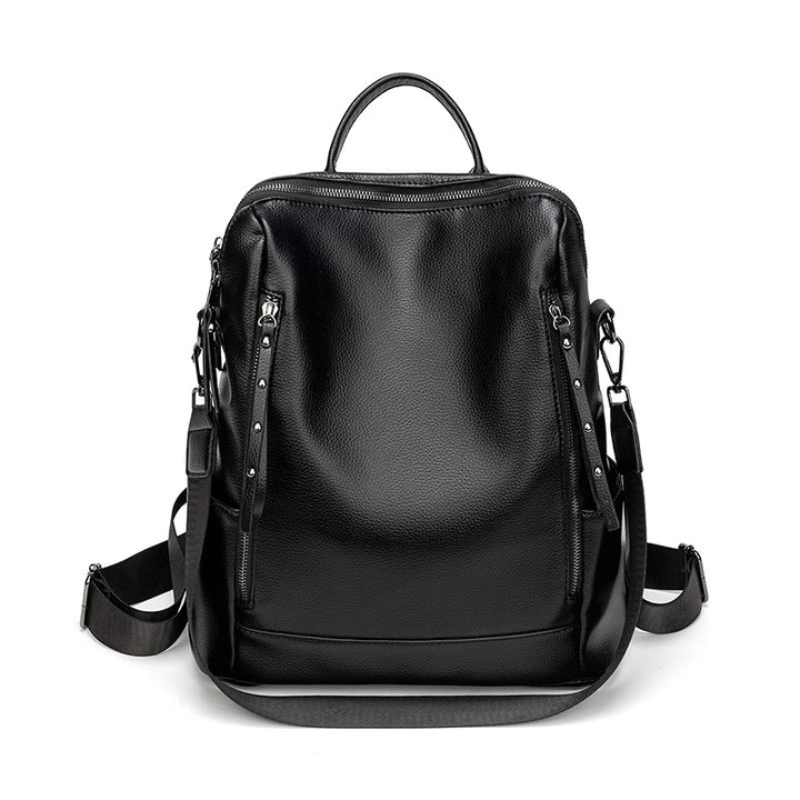 Structured Leather Backpack Stornfield