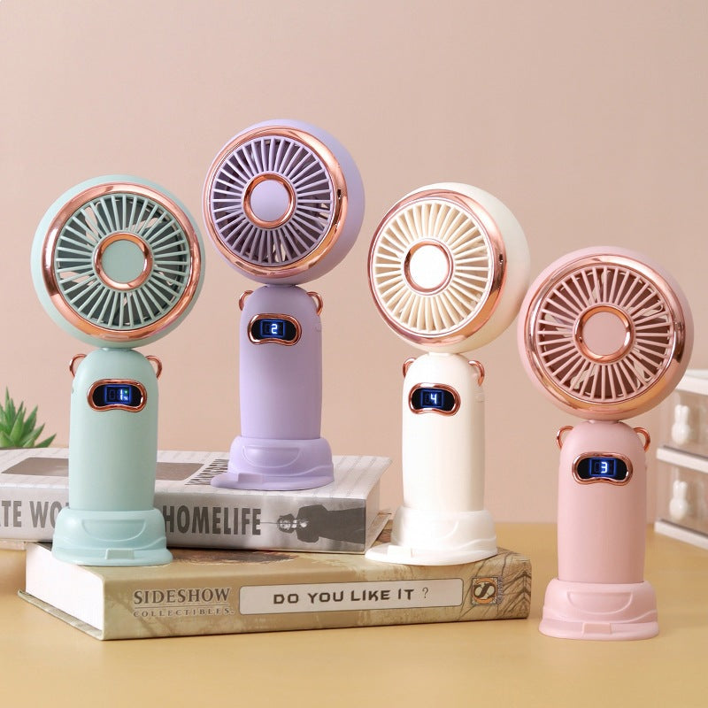 Unisex Portable Mini Hand Fan with Digital Control Stornfield
