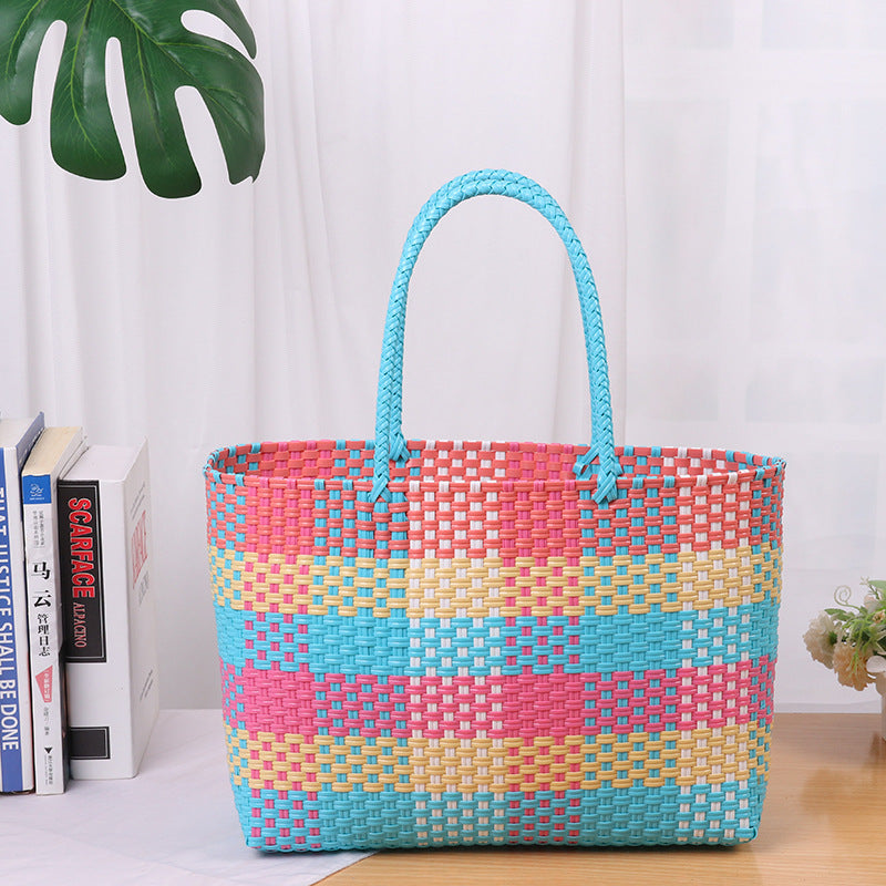 Colorful and Handmade Woven Market Bag Stornfield