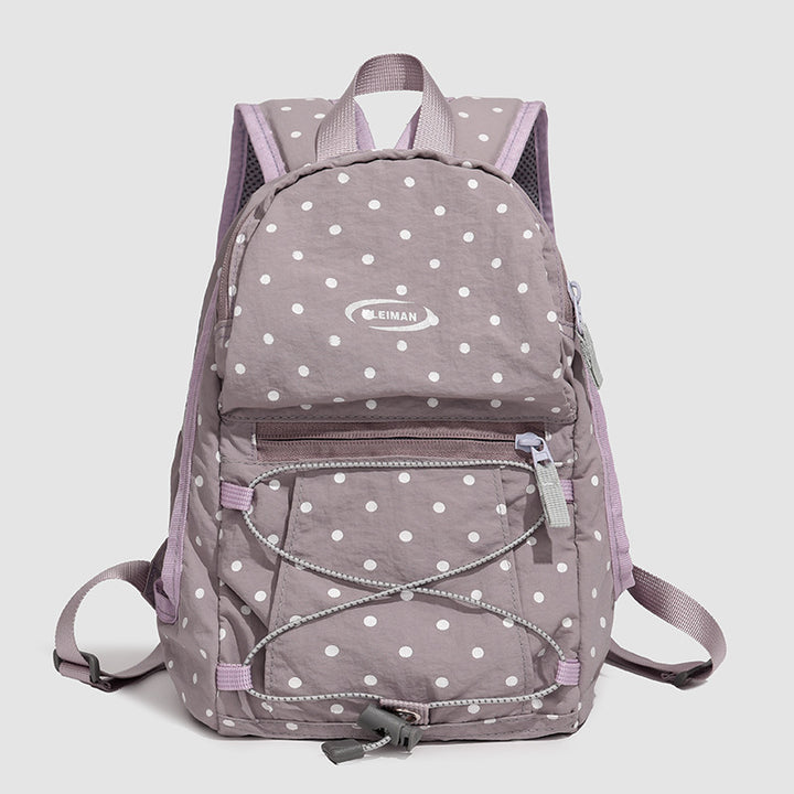 Trendy Polka Dot Casual Backpack Stornfield