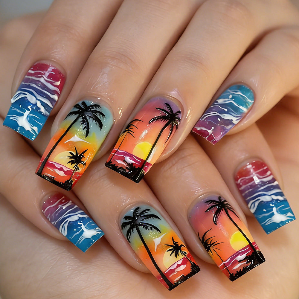Tropical Sunset Nail Art Set Stornfield