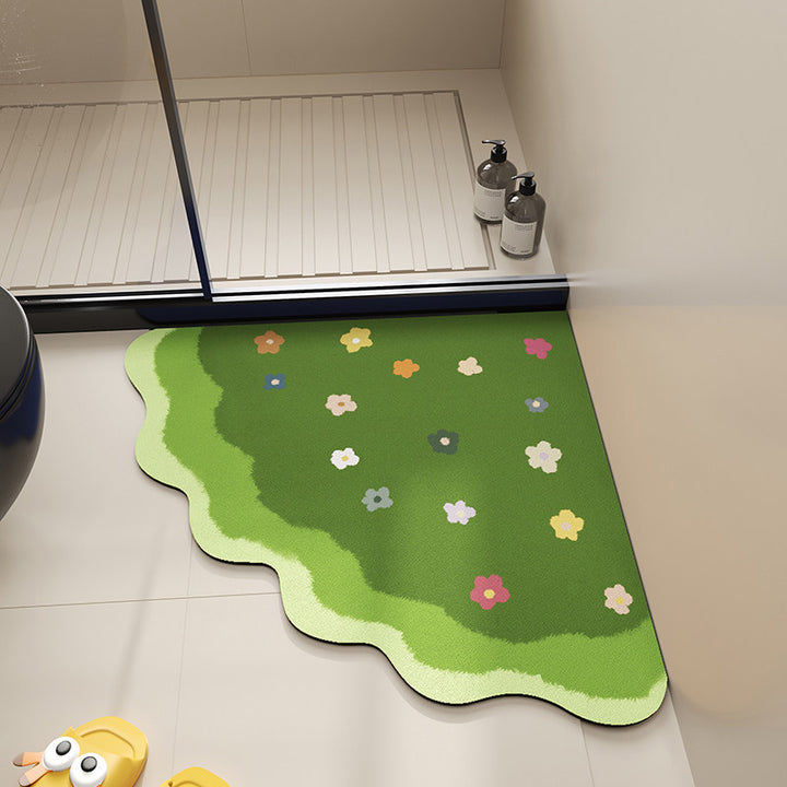 Cute Cartoon Animal-Themed Bath Mat
