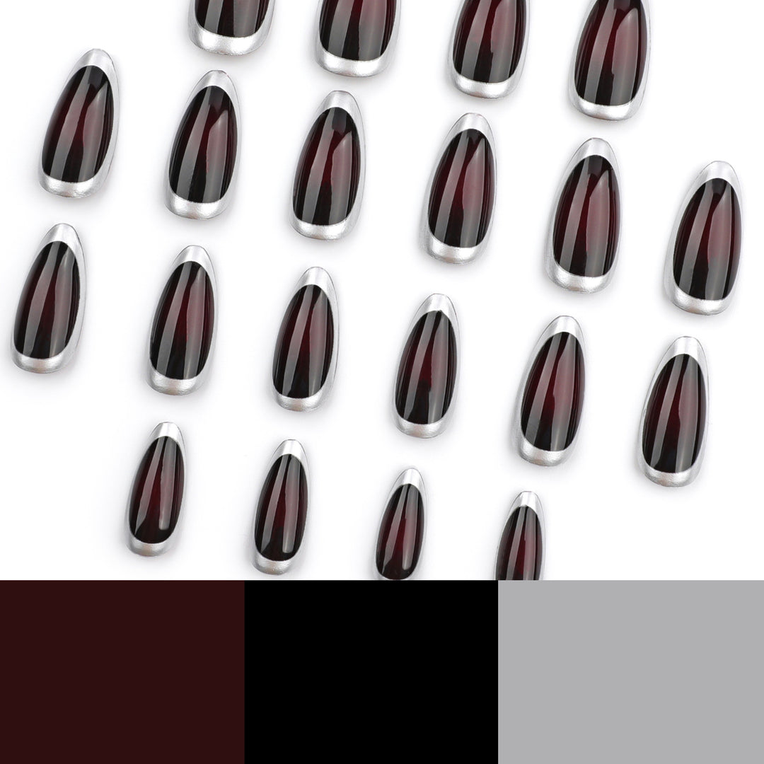 Stylish stiletto nails with elegant shine Stornfield
