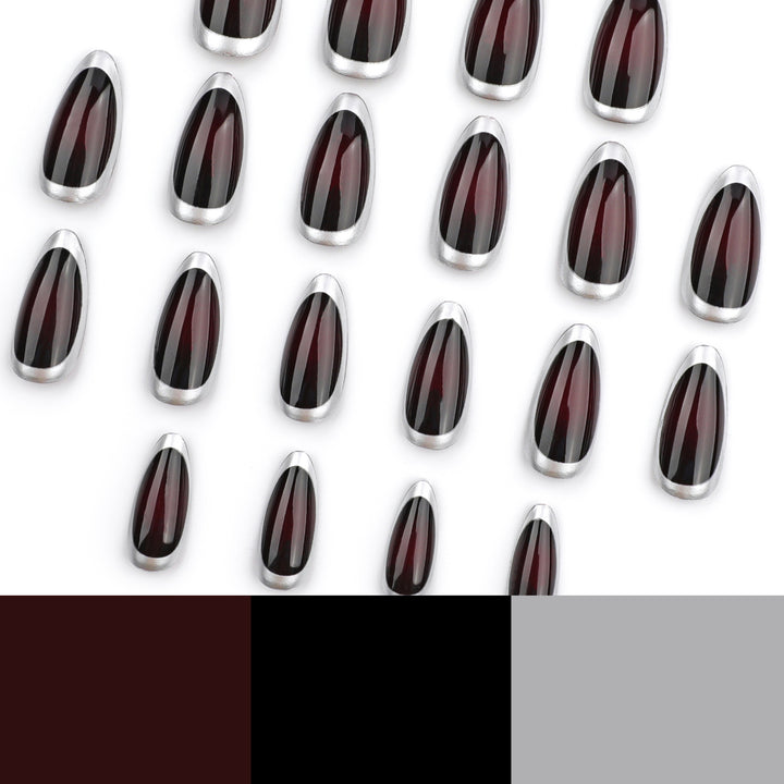 Stylish stiletto nails with elegant shine Stornfield