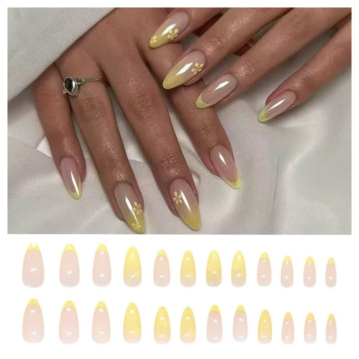 Elegant artificial nails with floral accents Stornfield