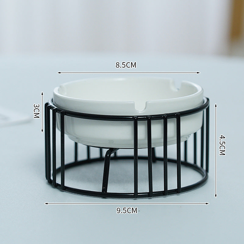 Geometric Wire Ashtray Holder