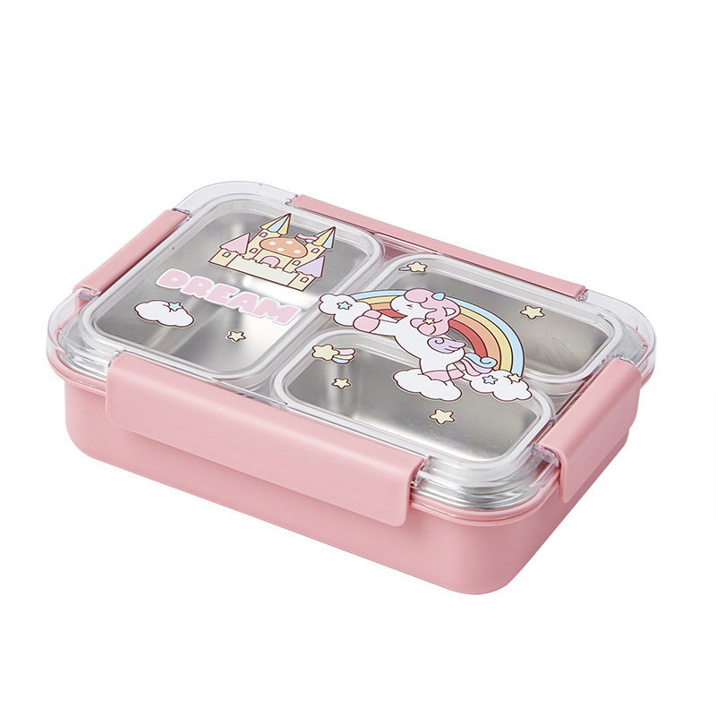 Space-Themed Multi-Compartment Food Storage Container