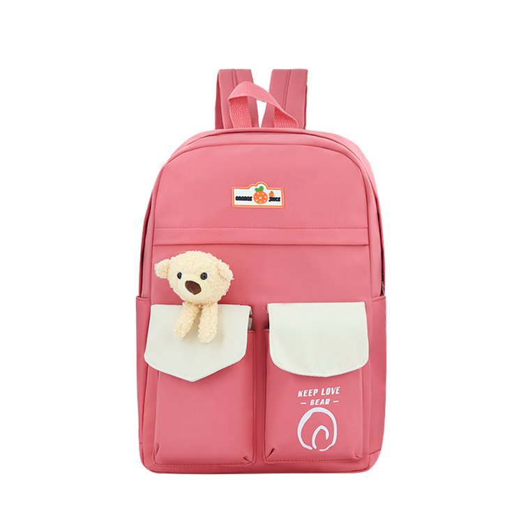 Cute Plush Bear-Themed School Backpack Stornfield