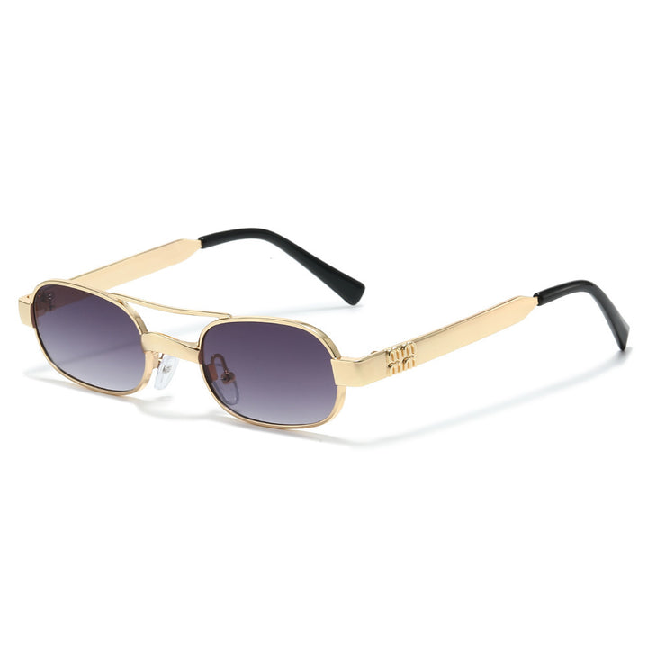 Stylish Minimalist Oval Sunglasses Stornfield