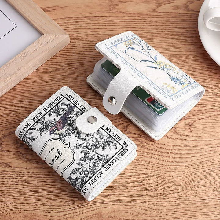 Elegant Rose Print Wallet Stornfield