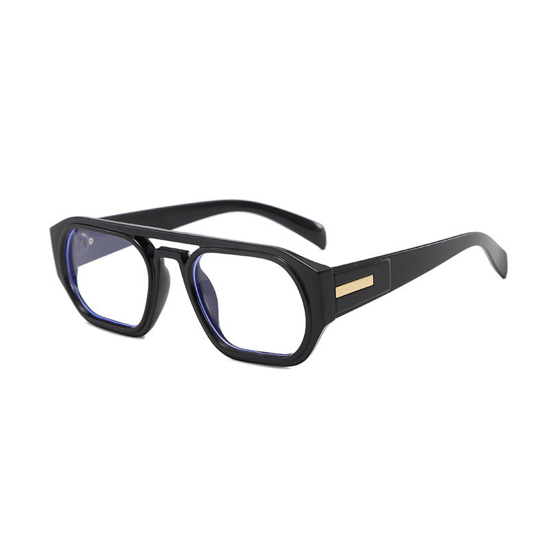 Women’s fashionable rectangular glasses with elegant metal accent Stornfield