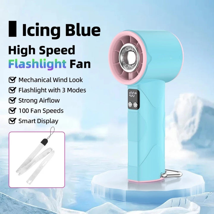 Ladies high-speed fan with flashlight Stornfield