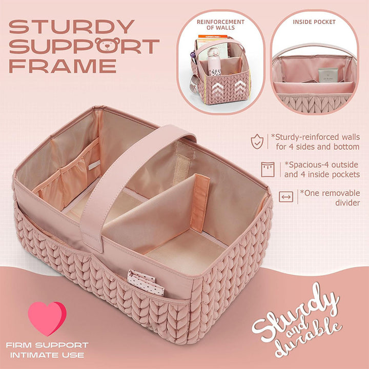 Wrap Organizer Bag with Decorative Bow Stornfield