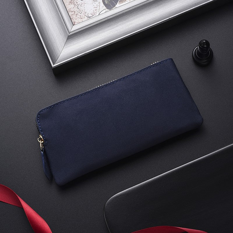 Premium Leather Zippered Wallet Organizer Stornfield