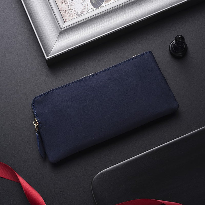 Premium Leather Zippered Wallet Organizer Stornfield