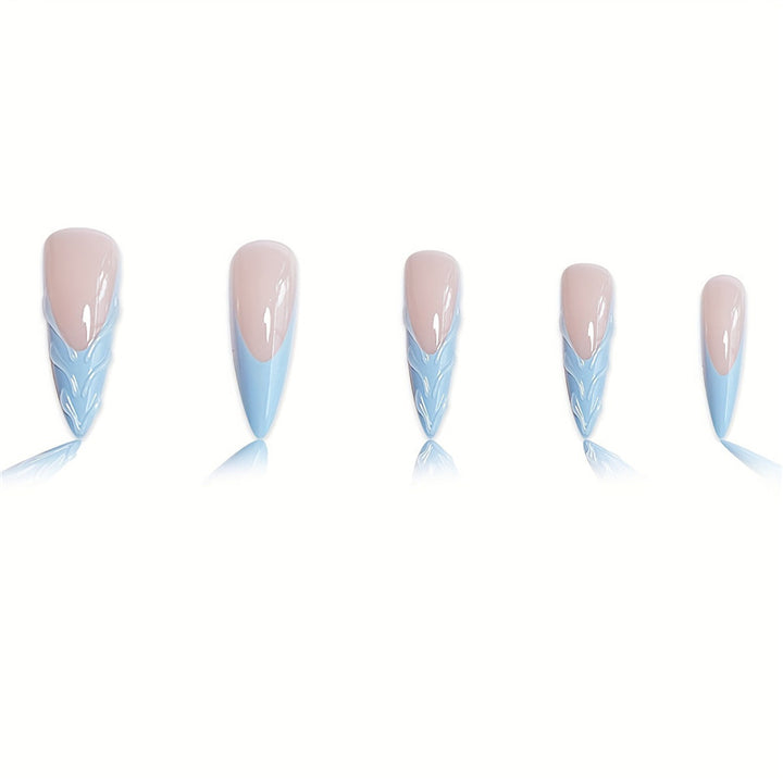 Artistic Floral Design Press-On Nails Stornfield