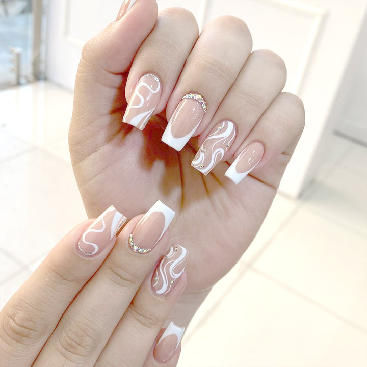 Artistic Gel Nail Tips Set Stornfield