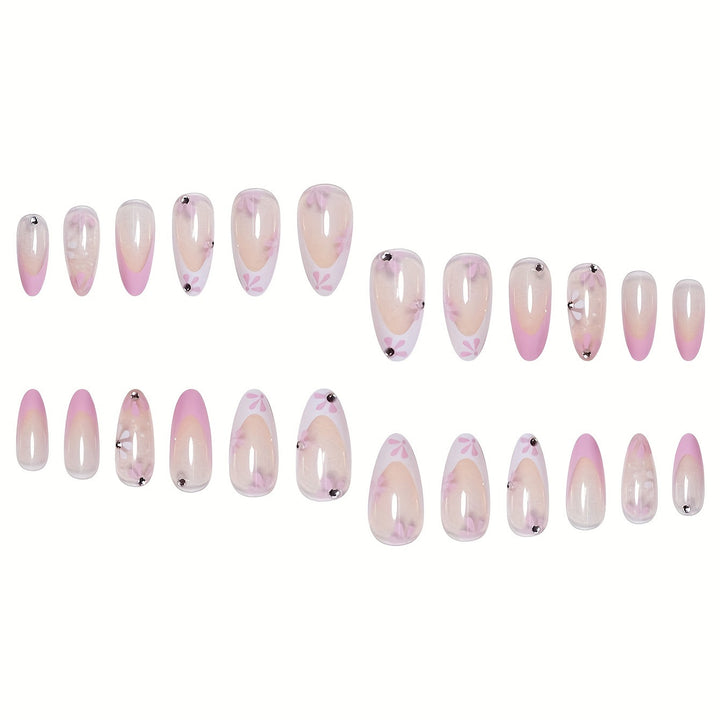 Floral Art Acrylic Nail Set Stornfield