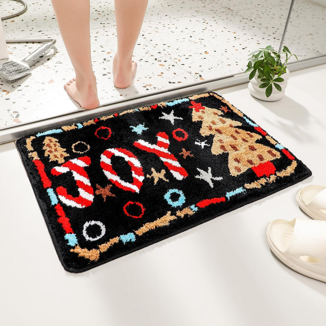 Fun Holiday-Themed Bath Mat