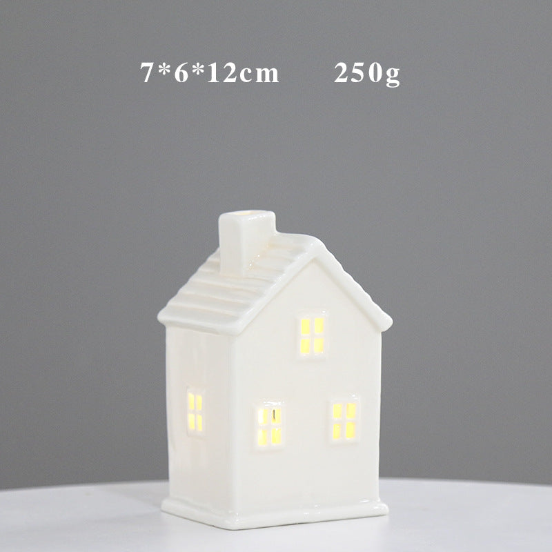 Decorative Ceramic House Lantern Stornfeild 1790310210