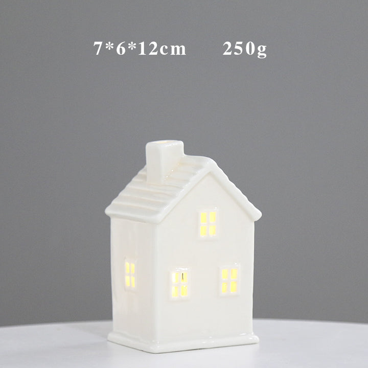 Decorative Ceramic House Lantern Stornfeild 1790310210