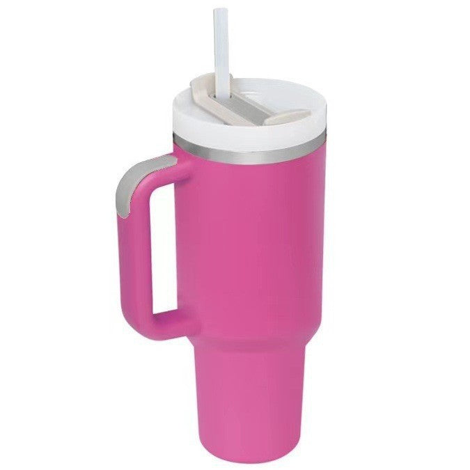 Ladies Insulated Mug with Handle and Practical Straw Stornfield