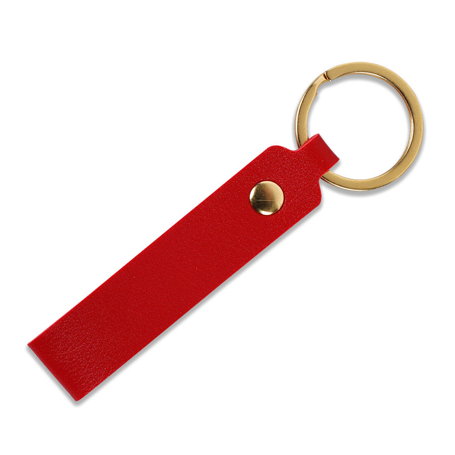 Unisex keychain made of high-quality artificial leather with practical loop Kalsten
