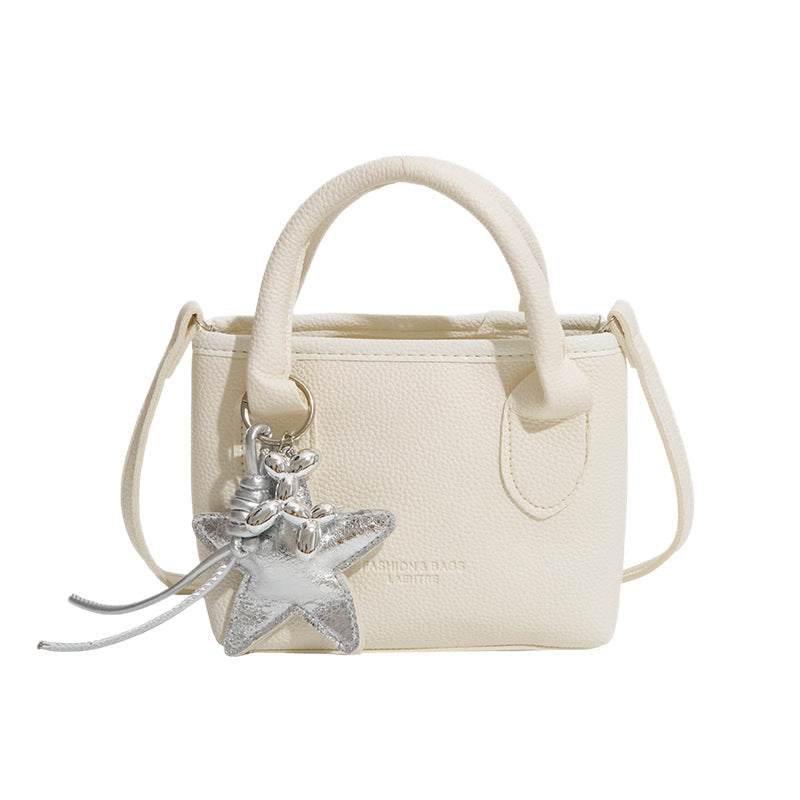 Premium Textured Leather Handheld Tote