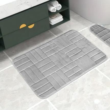 Plush Bathroom Mat Stornfield