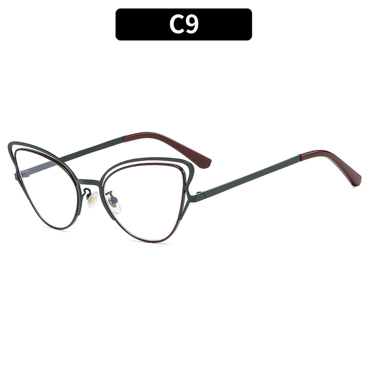Women's Cat-Eye Sunglasses with Luxurious Metal Frame and High-Quality Gradient Lenses Stornfield