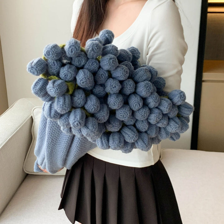 Knitted Sweater With Floral Design Stornfield