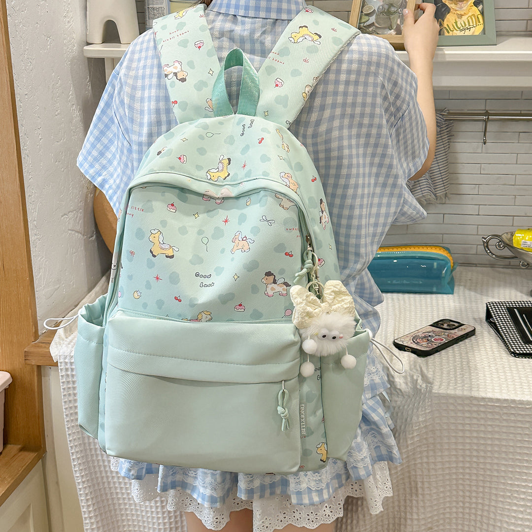 Cute Character Print Backpack Stornfield 1791205506
