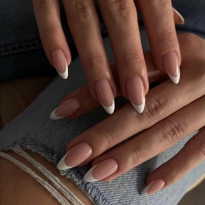 Elegant and Stylish French Design Nail Art Stornfield