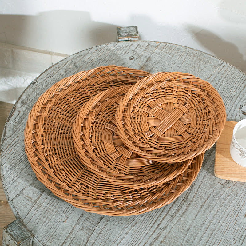 Unisex Oval Basket with Artistic Woven Texture Stornfield