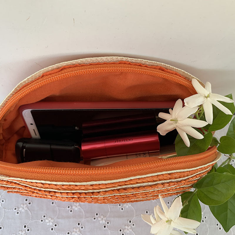 Cosmetic bag in elegant half-moon design Stornfield