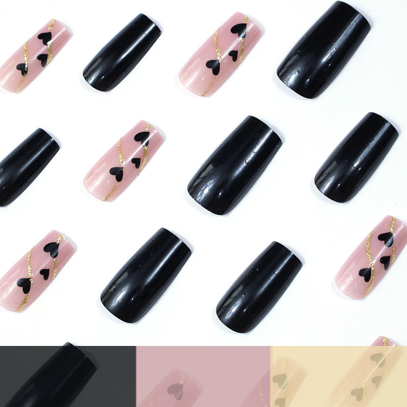 Heart-Decorated Nail Art Stornfield