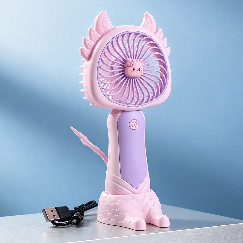 Ladies Portable Mini Handheld Fan with Cat Ears Stornfield