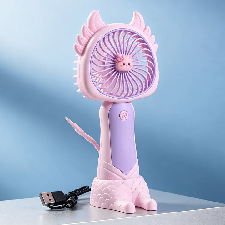 Ladies Portable Mini Handheld Fan with Cat Ears Stornfield