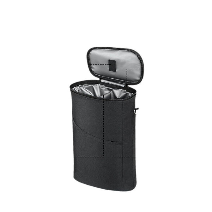Insulated cooler bag with practical carrying handle and organizer compartments Stornfield