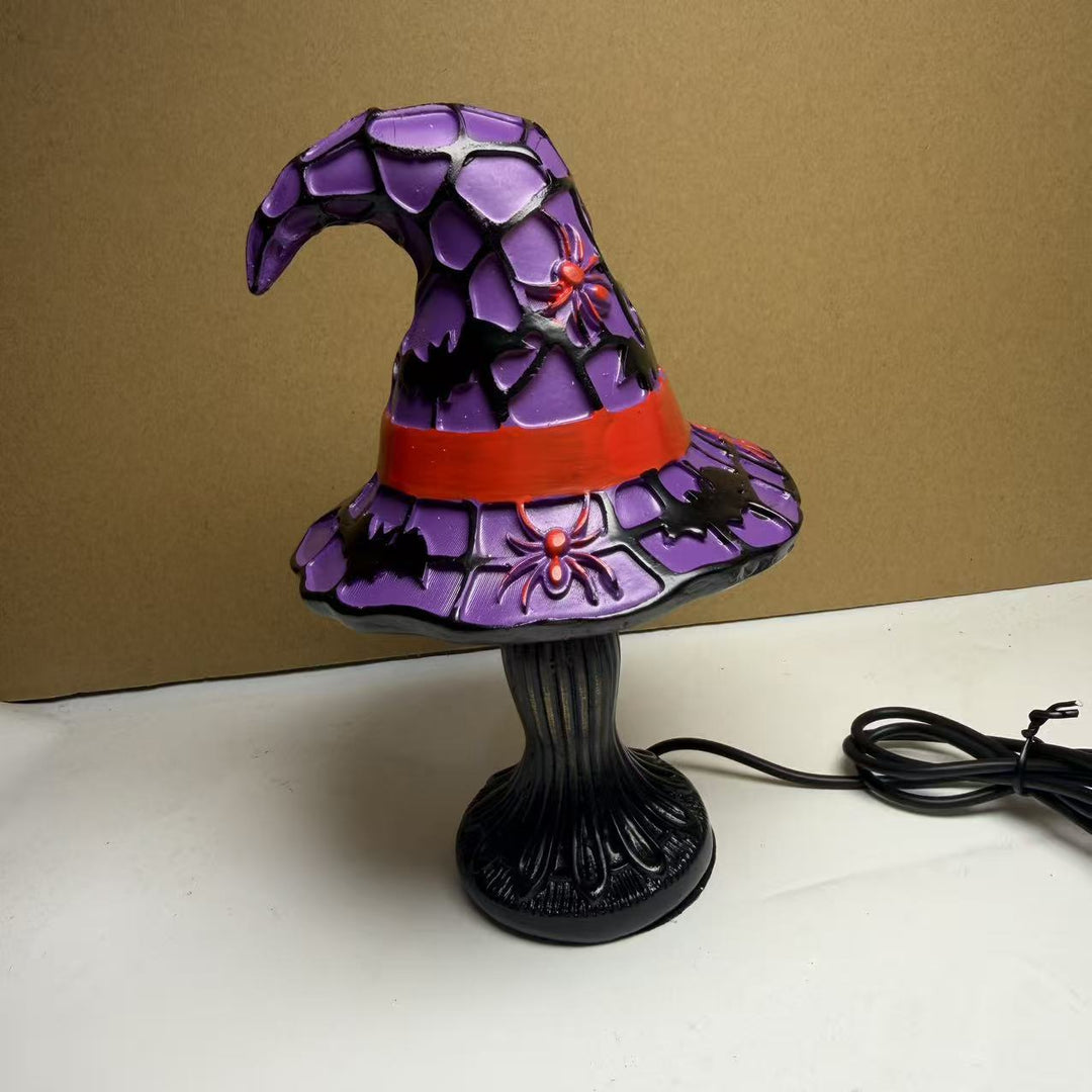 Halloween-Themed Witch Hat Table Lamp Stornfield