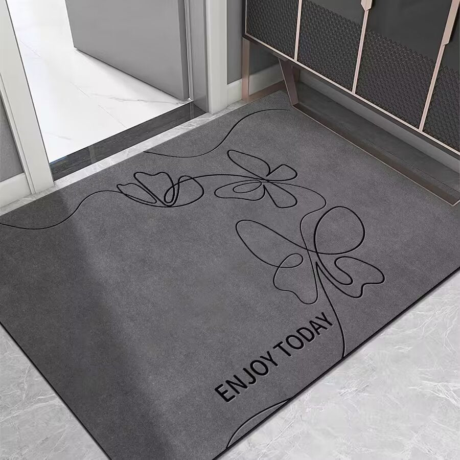 Decorative Motivational Area Rug Stornfield