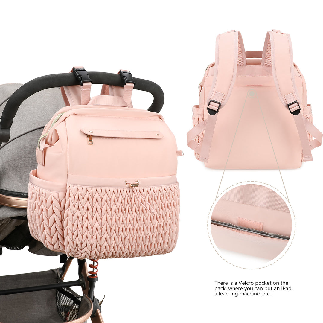 Fashionable backpack with braided design Stornfield