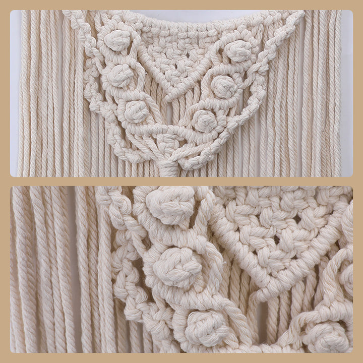 Decorative macrame wall hanging with boho design Stornfield