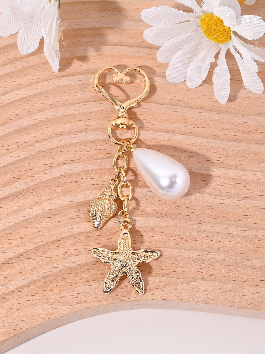 Keychain with Maritime Star Motif Stornfield