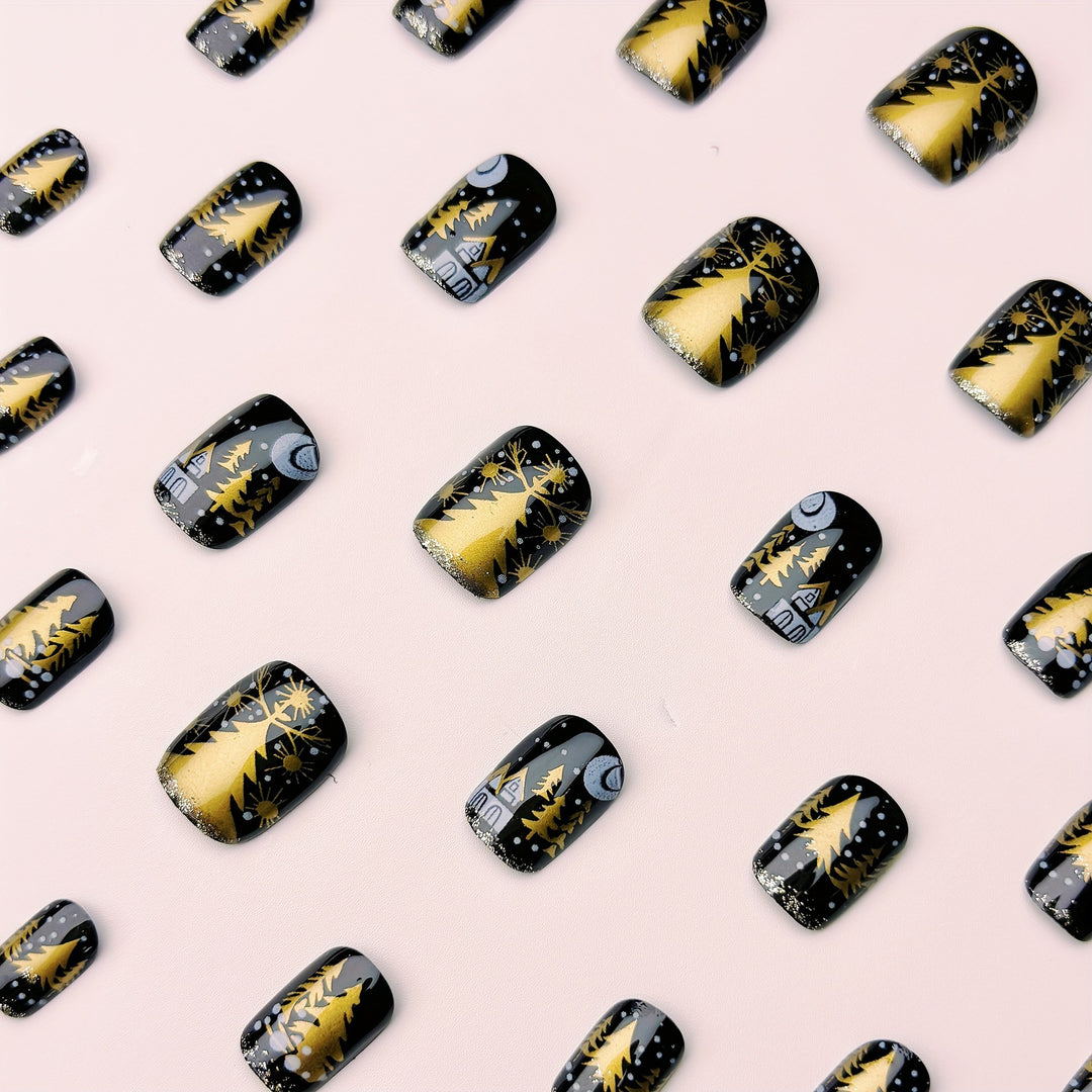 Elegant Winter Nail Art Stornfield