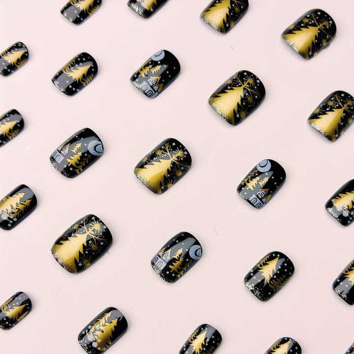 Elegant Winter Nail Art Stornfield